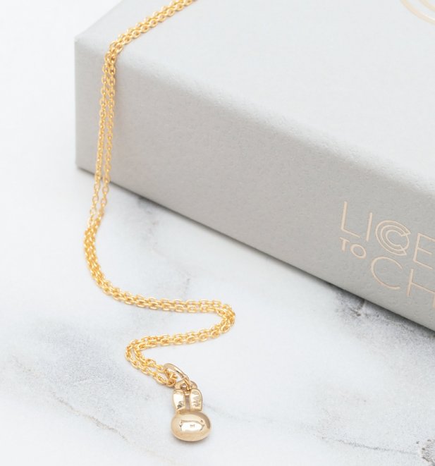 18ct Gold Vermeil Mini Miffy Head Necklace