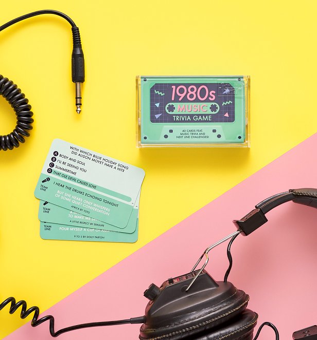 1980s Music Trivia Cassette Quiz Game