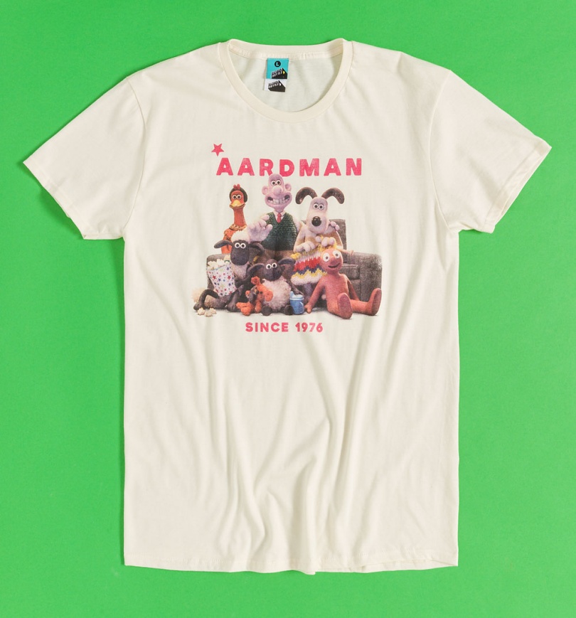An image of Aardman Since 1976 Natural T-Shirt