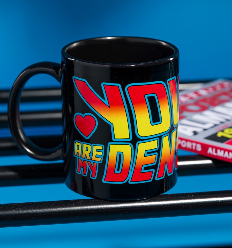 An image of Back To The Future You Are My Density Black Mug