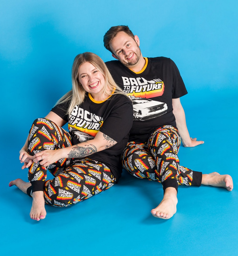 An image of Back to the Future DeLorean Pyjamas