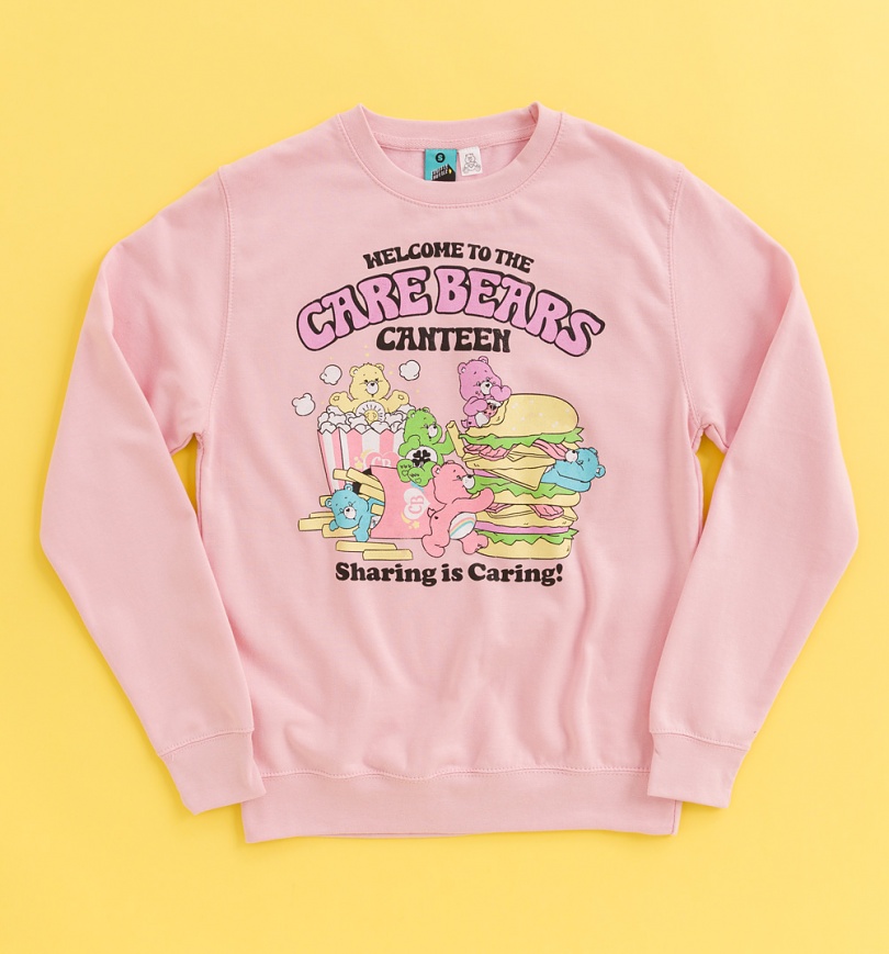 An image of Care Bears Canteen Light Pink Sweater