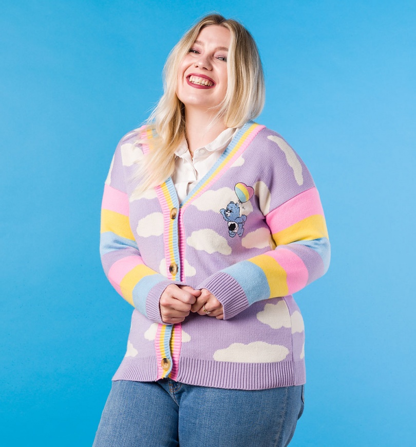 An image of Care Bears Cloud Knitted Cardigan