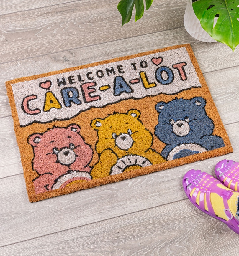 An image of Care Bears Welcome To Care-a-Lot Door Mat