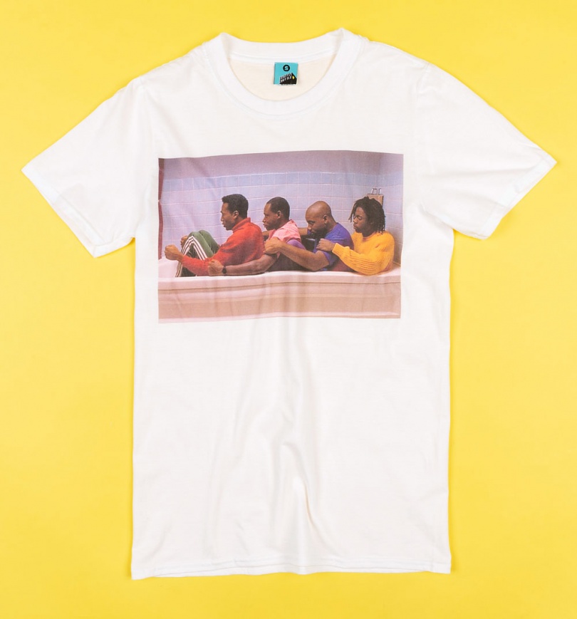 An image of Cool Runnings Scene White T-Shirt