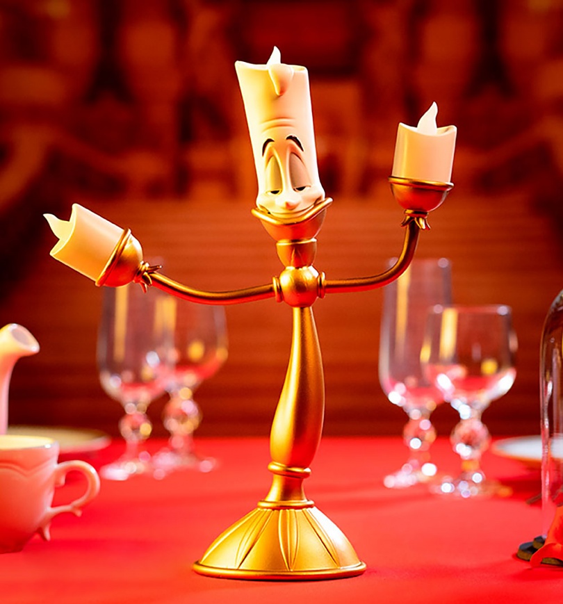 An image of Disney Beauty and the Beast Lumiere Lamp
