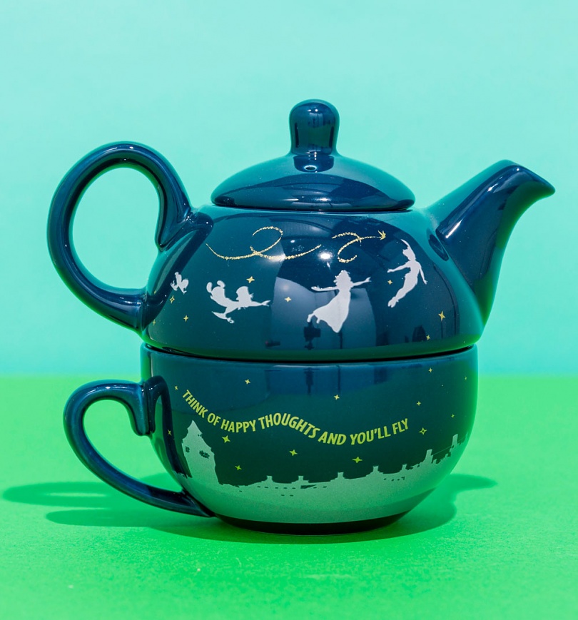 An image of Disney Peter Pan Silhouette Tea For One Set