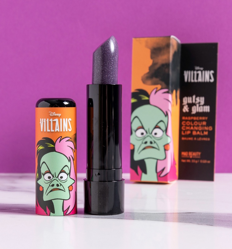 An image of Disney Pop Villains Cruella Colour Changing Lip Balm from Mad Beauty
