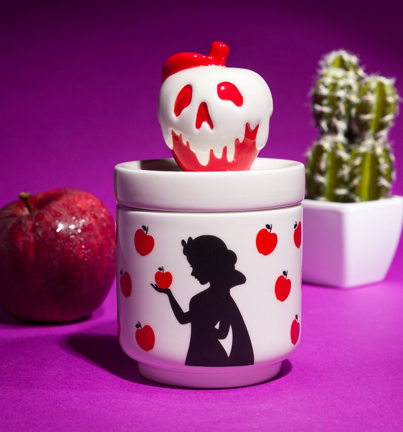 An image of Disney Snow White Poison Apple 14cm Ceramic Collectors Box