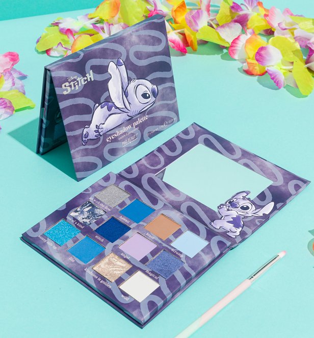 An image of Disney Stitch Denim Eyeshadow Palette from Mad Beauty