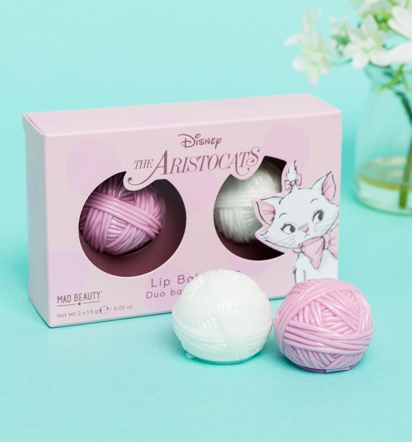 An image of Disney The Aristocats Marie Lip Balm Duo from Mad Beauty