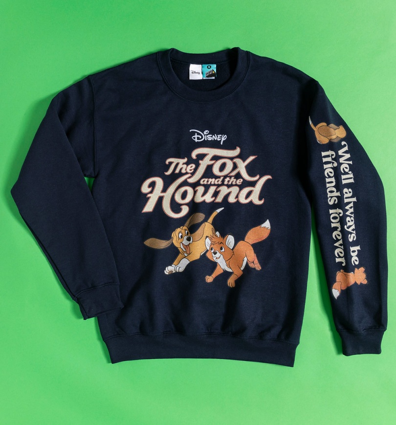 An image of Disney The Fox And The Hound Navy Sweater