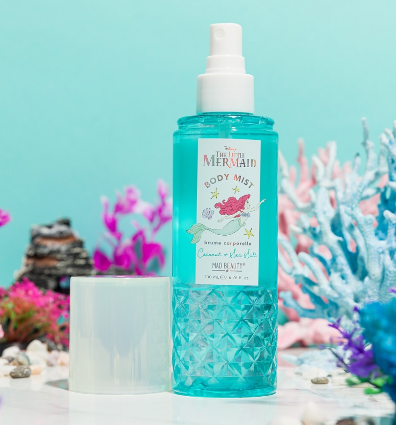 An image of Disney The Little Mermaid Body Mist from Mad Beauty