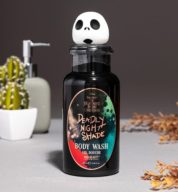 An image of Disney The Nightmare Before Christmas Deadly Night Shade Body Wash from Mad Beau...