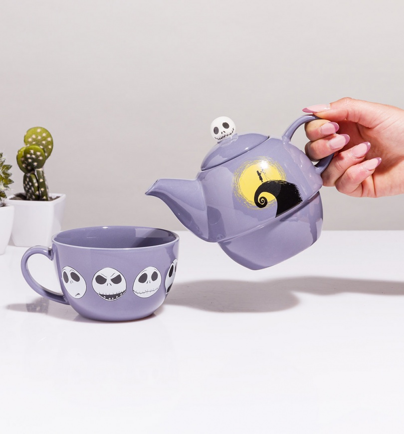 An image of Disney The Nightmare Before Christmas Tea For One Set