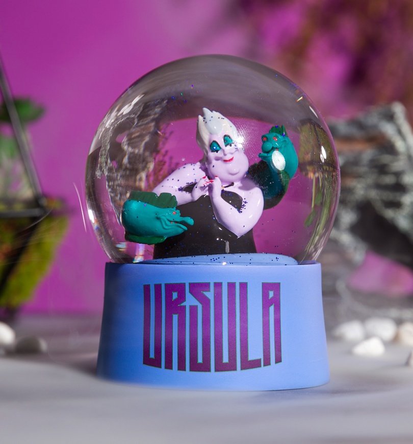 An image of Disney Villains The Little Mermaid Ursula Snow Globe