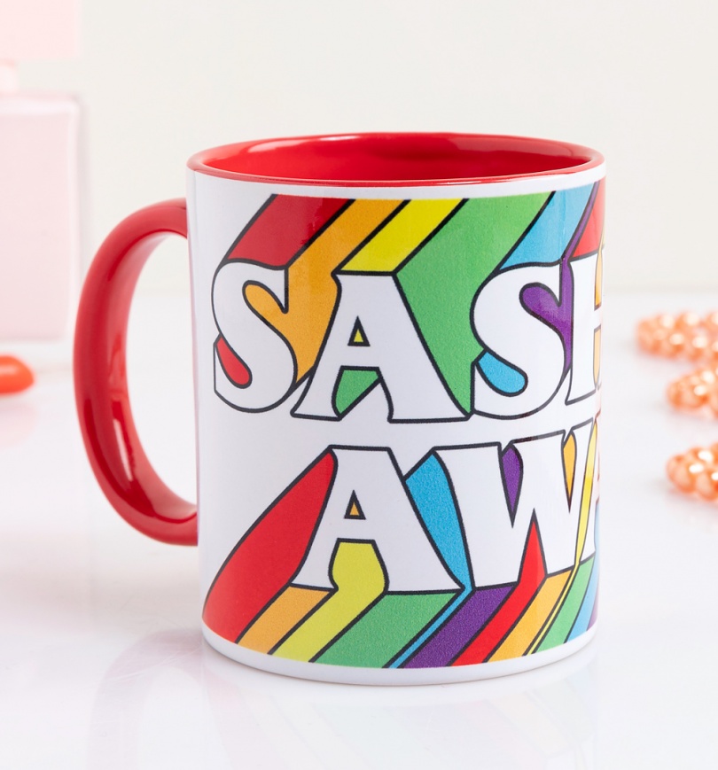 An image of Sashay Away Red Handle Mug