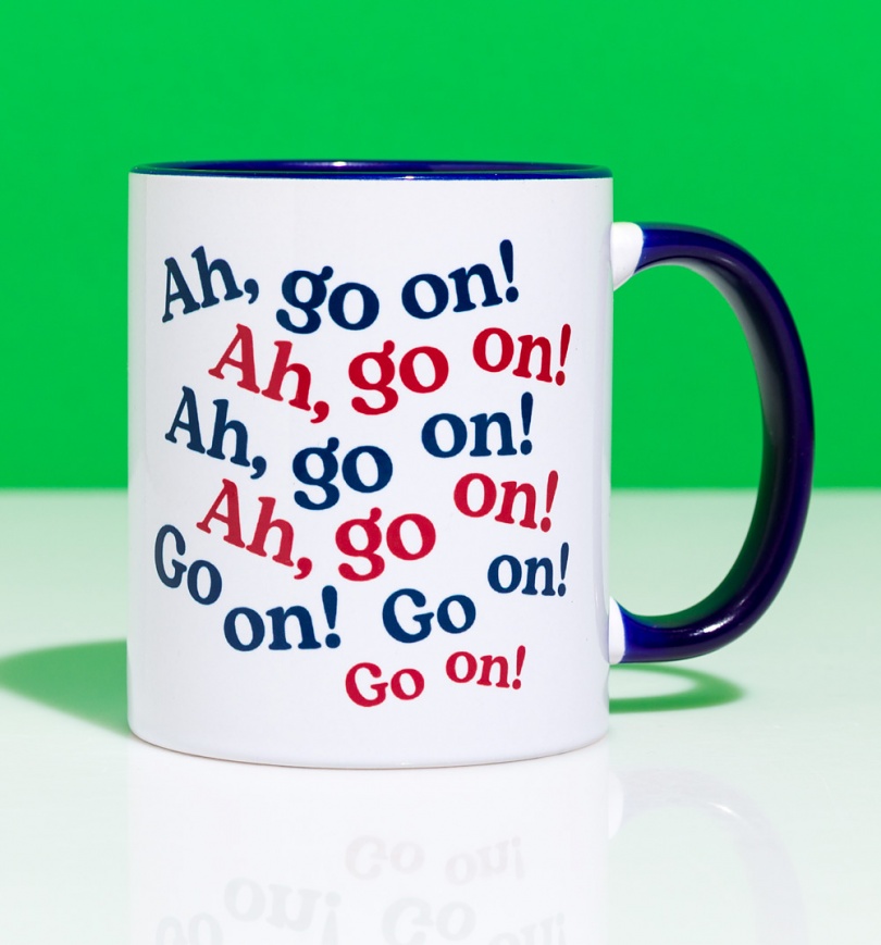An image of Father Ted Inspired Ah Go On Mug