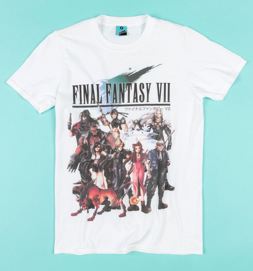 An image of Final Fantasy VII Group White T-Shirt