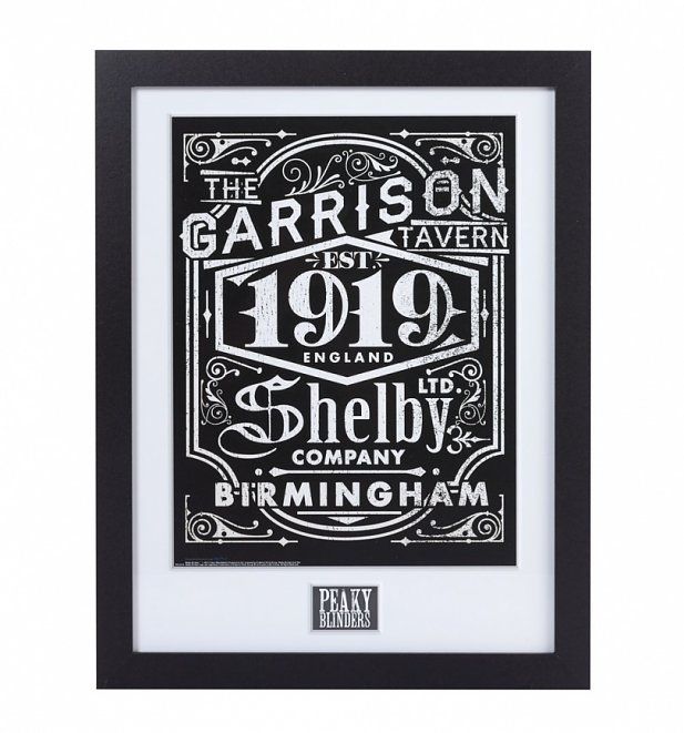 Framed Peaky Blinders Shelby Company Limited 30cm x 40cm Art Print