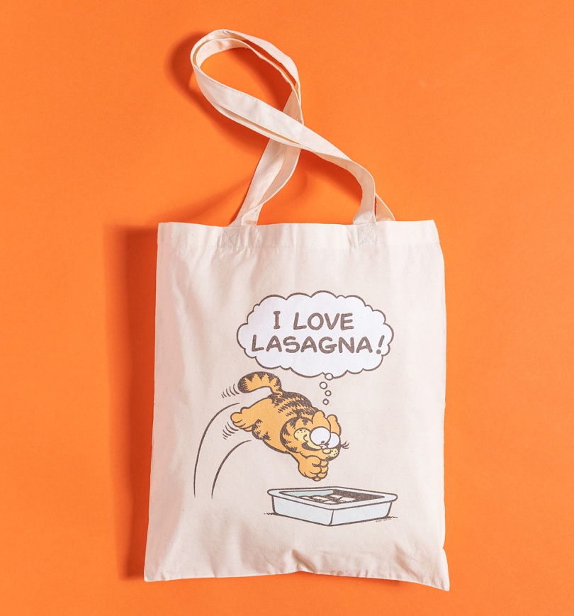 An image of Garfield Lasagne Tote Bag