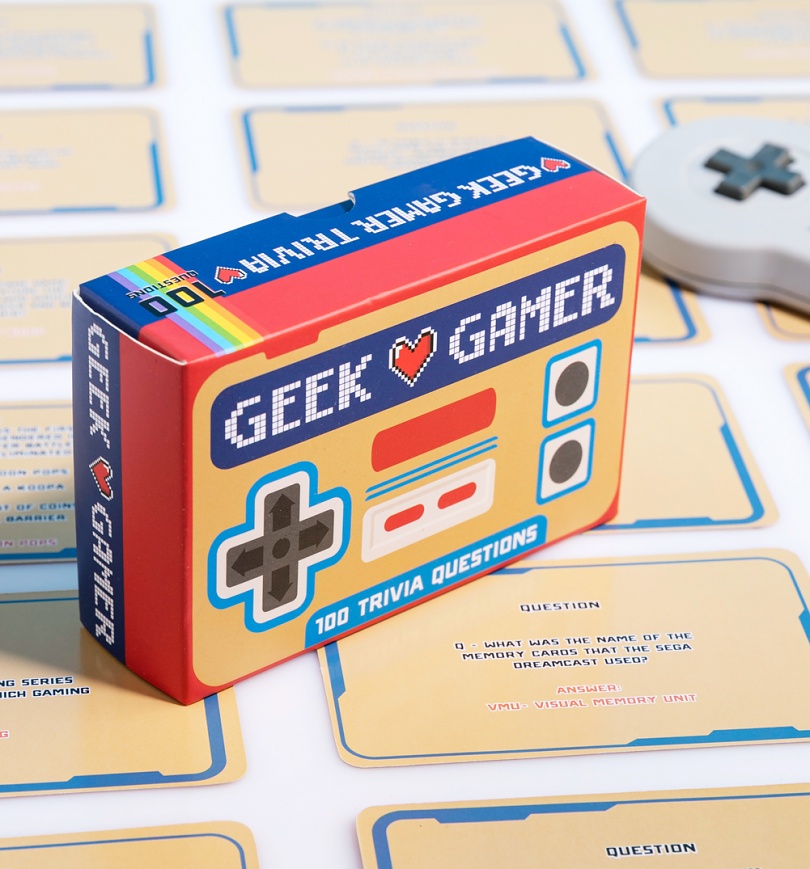 An image of Geek Gamer Trivia Cards