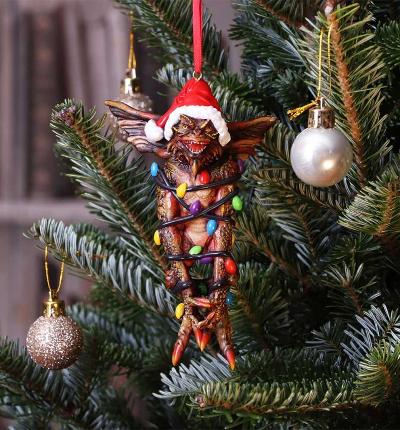 An image of Gremlins Mohawk in Fairy Lights Hanging Decoration