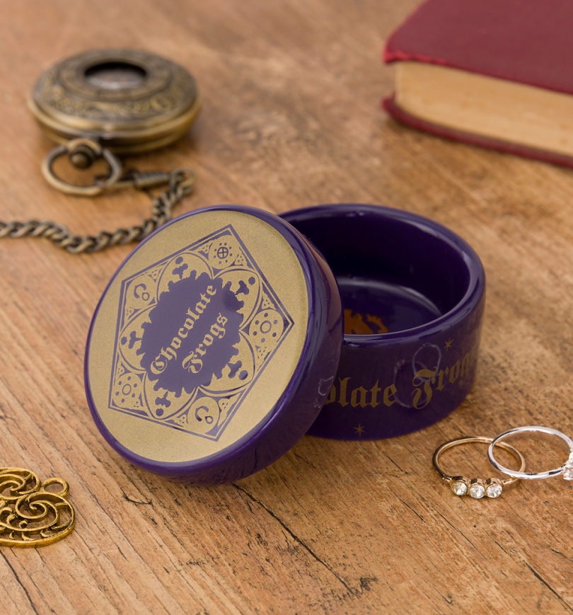 An image of Harry Potter Chocolate Frog Ceramic Round Box