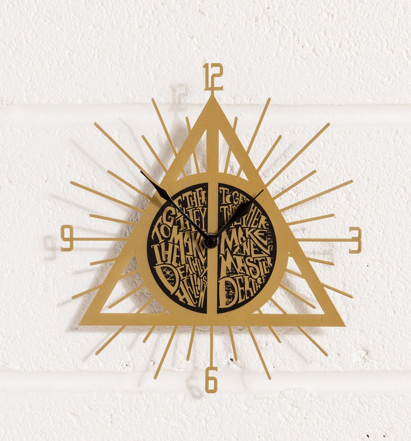 An image of Harry Potter Deathly Hallows Wall Clock