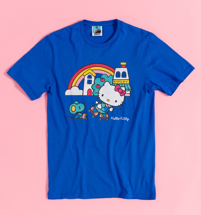 An image of Hello Kitty Fine Day Blue T-Shirt
