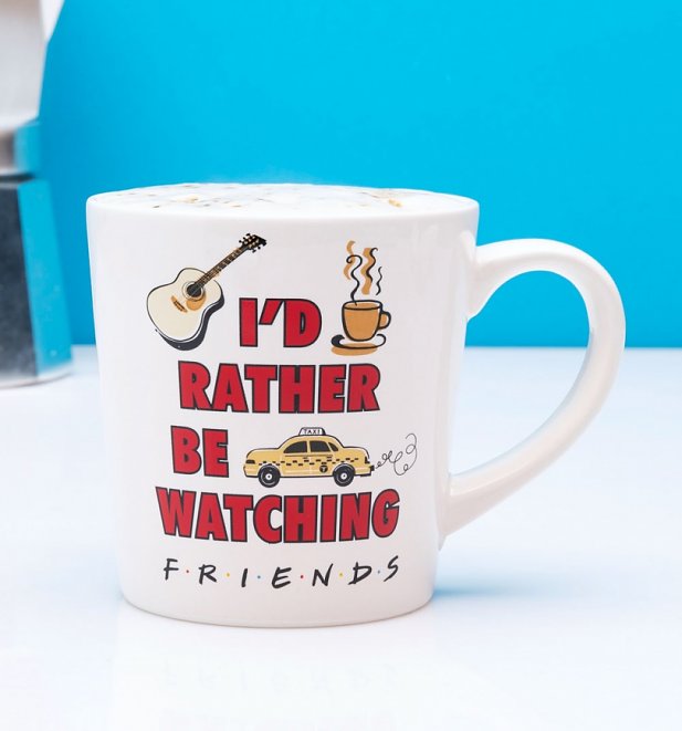 Friends I'd Rather Be Watching Friends Tapered Mug