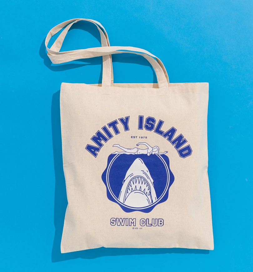 An image of Jaws Amity Island Tote Bag