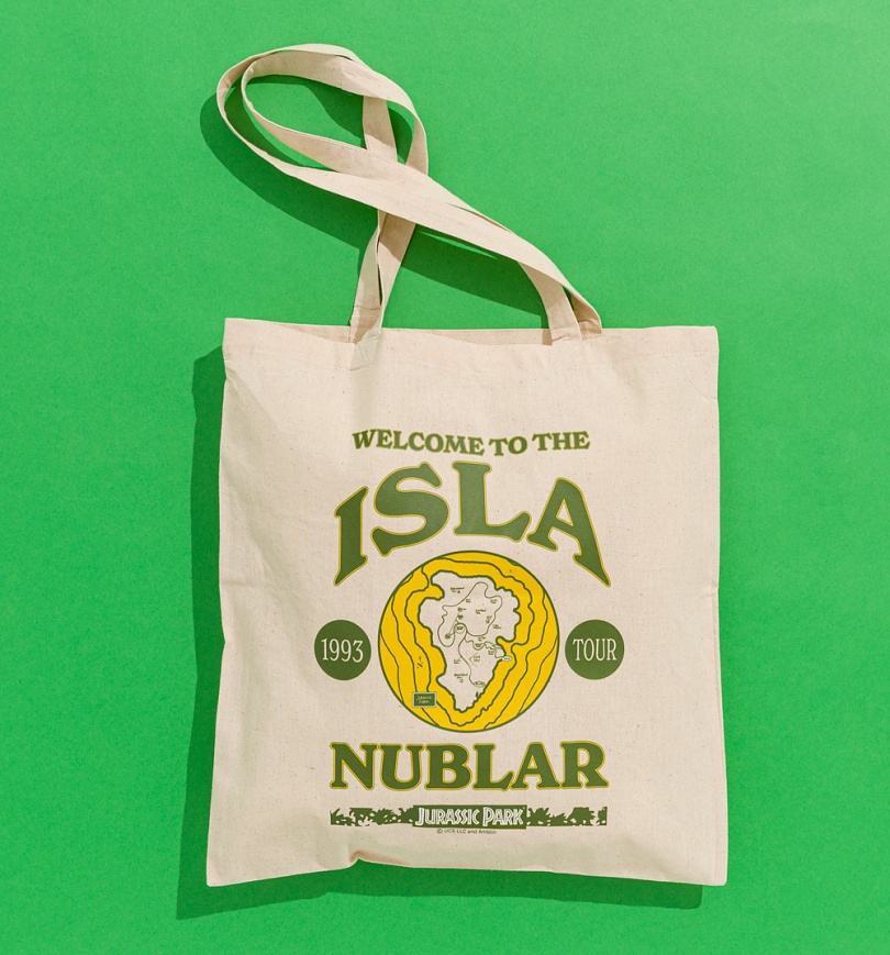 An image of Jurassic Park Isla Nublar Tote Bag