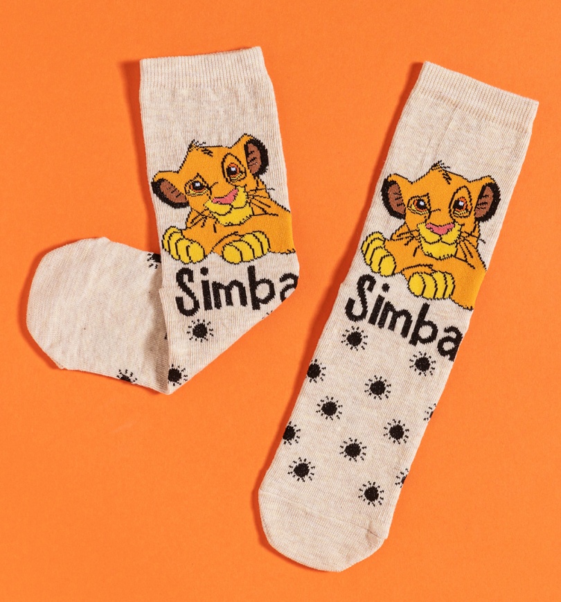 An image of Lion King Simba Socks
