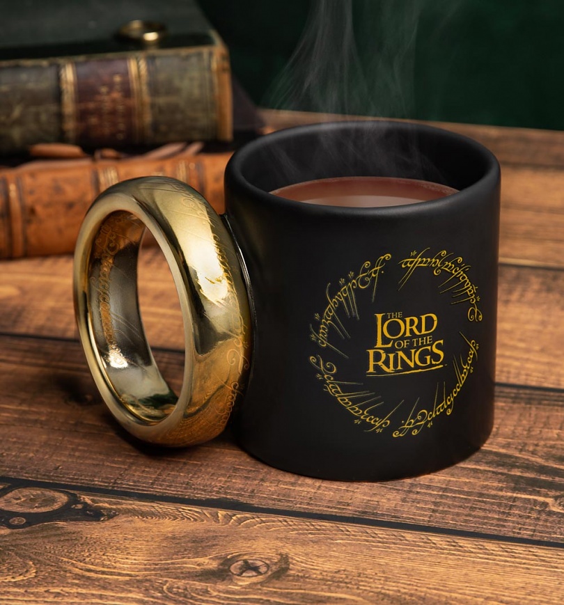 An image of Lord Of The Rings Precious Ring Handle Mug