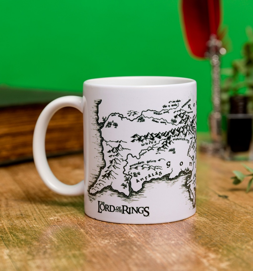 An image of Lord of the Rings Middle Earth Map Mug