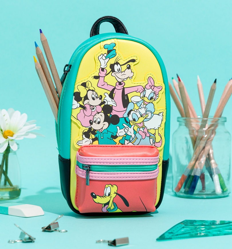 An image of Loungefly Disney 100 Mickey and Friends Pencil Case