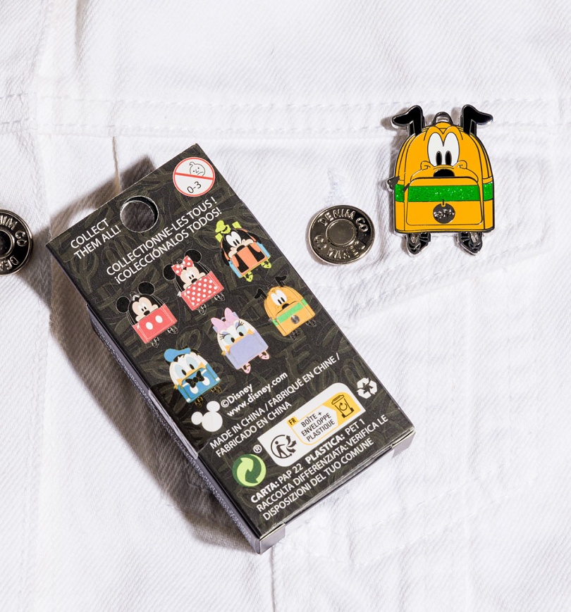 An image of Loungefly Disney Mickey and Friends Mini Backpack Blind Box Pin
