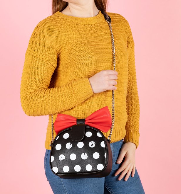 Loungefly Disney Minnie Mouse Big Red Bow Crossbody Bag