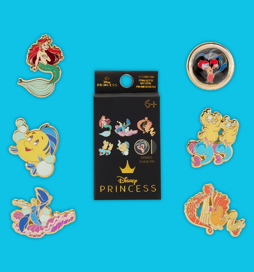 An image of Loungefly Disney The Little Mermaid 35th Anniversary Life Is The Bubbles Mystery...