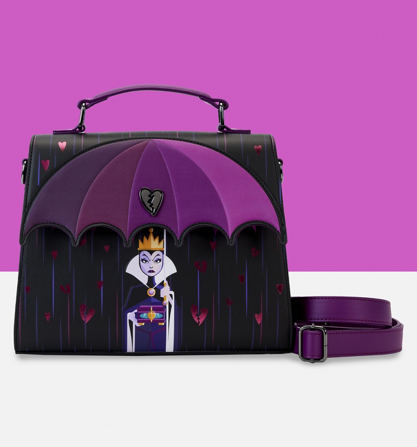 An image of Loungefly Disney Villains Curse Your Hearts Crossbody