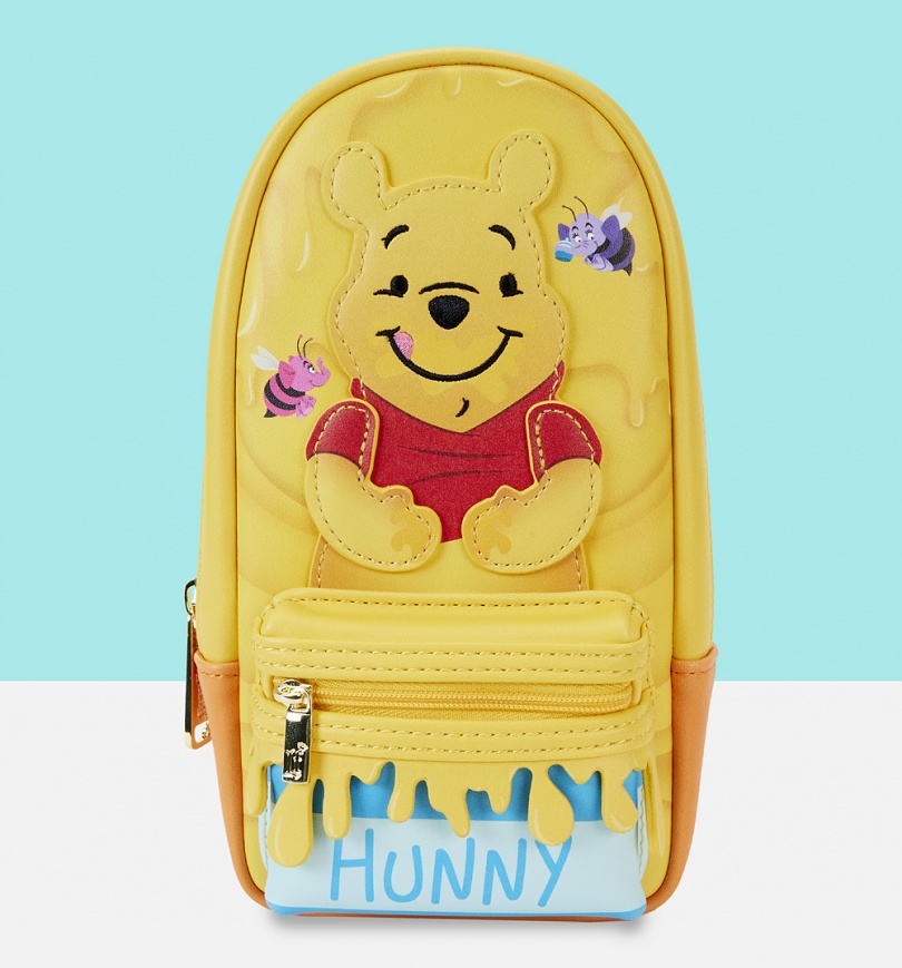 An image of Loungefly Disney Winnie The Pooh Mini Backpack Pencil Case