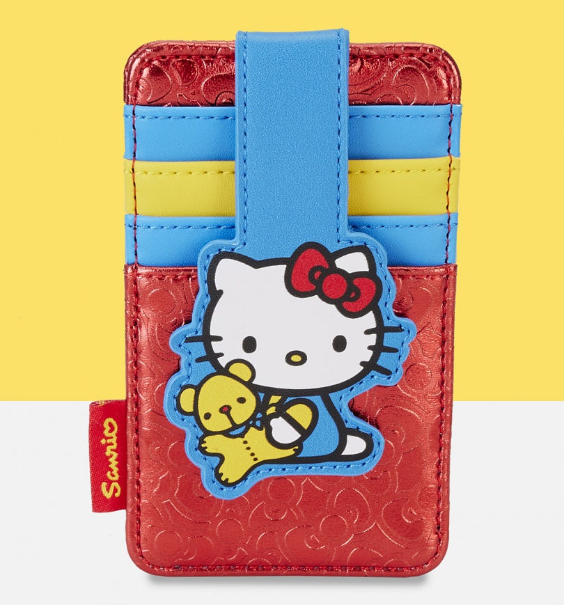 An image of Loungefly Hello Kitty 50th Anniversary Classic Kitty Cardholder