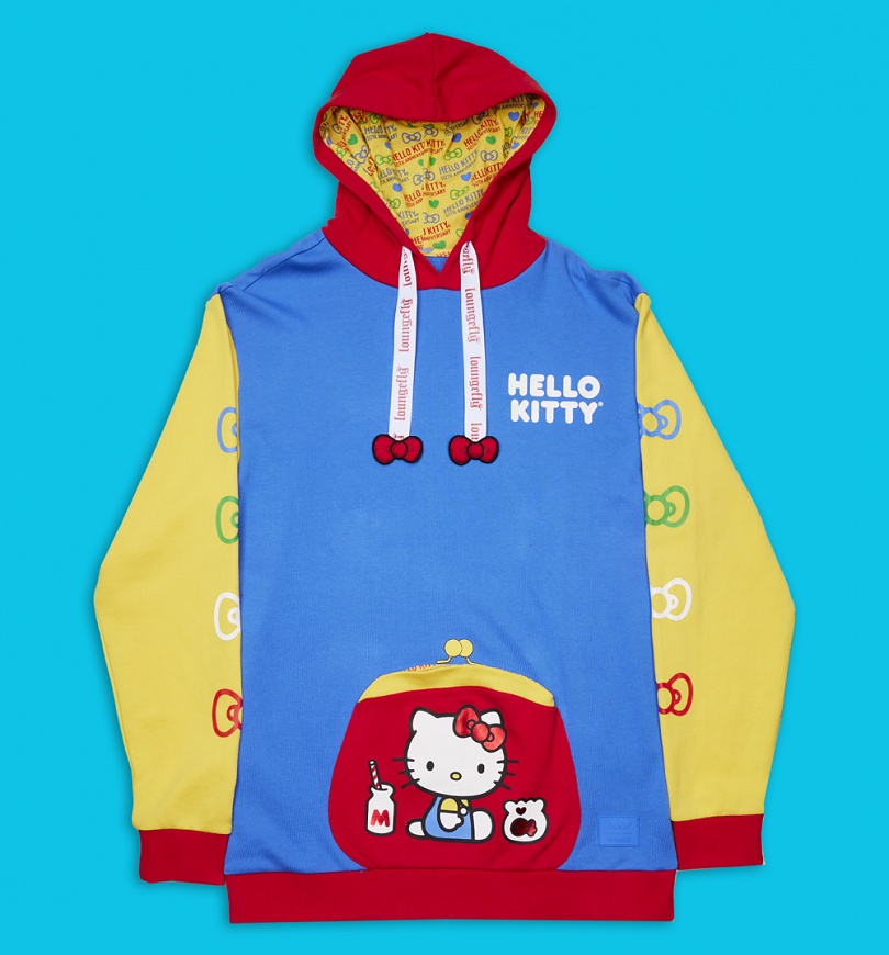 An image of Loungefly Hello Kitty 50th Anniversary Unisex Hoodie