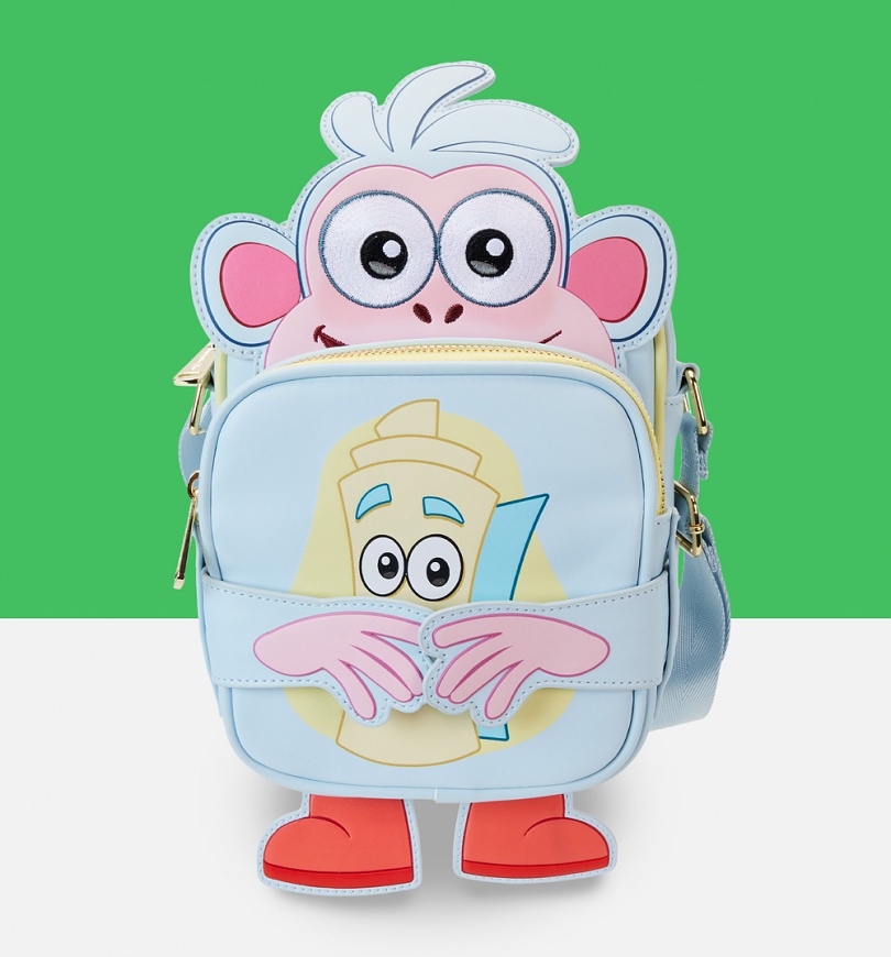 An image of Loungefly Nickelodeon Dora The Explorer Boots Crossbuddies Bag
