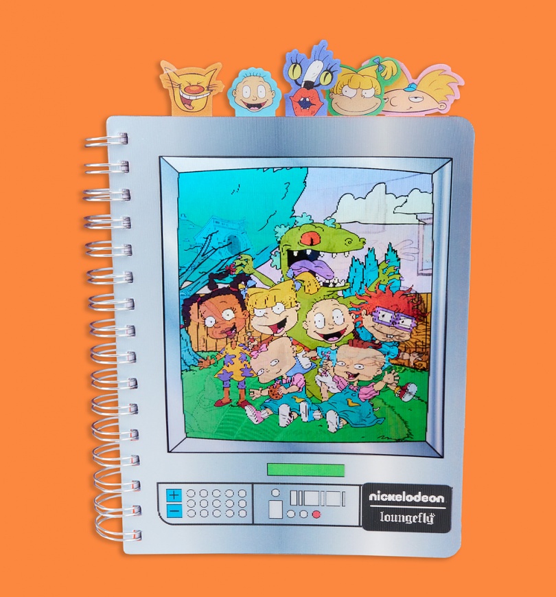 An image of Loungefly Nickelodeon Rewind Tab Journal