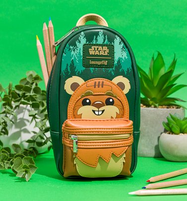 An image of Loungefly Star Wars Return Of The Jedi Ewok Pencil Case