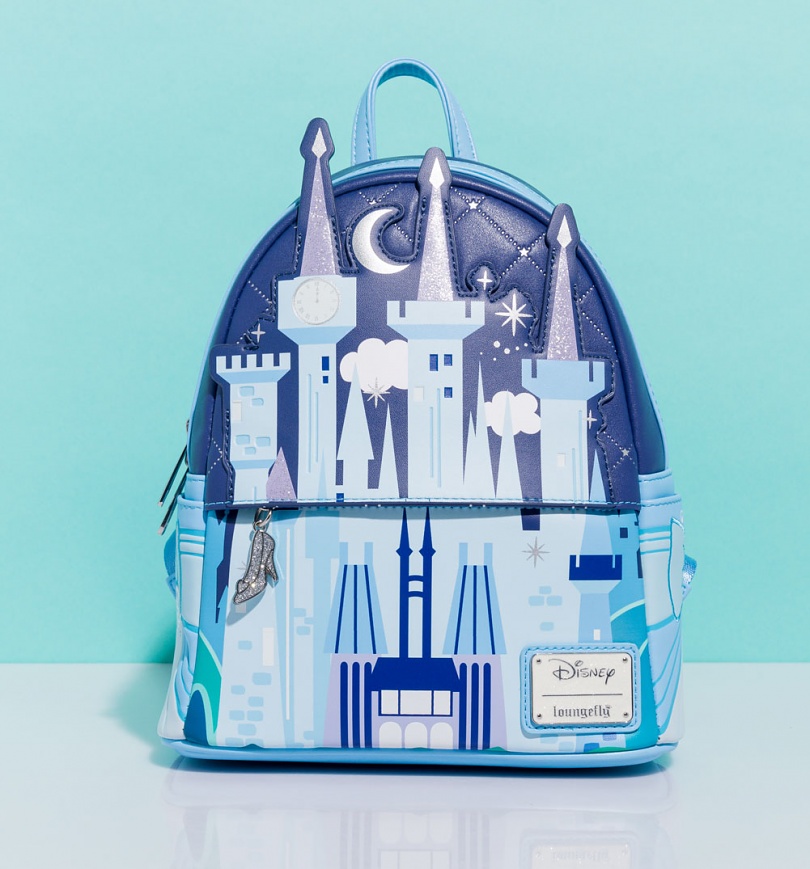 An image of Loungefly TruffleShuffle Cinderella Castle Mini Backpack