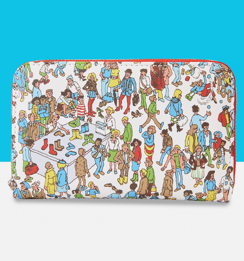 An image of Loungefly Wheres Wally Cosplay Zip Around Wallet