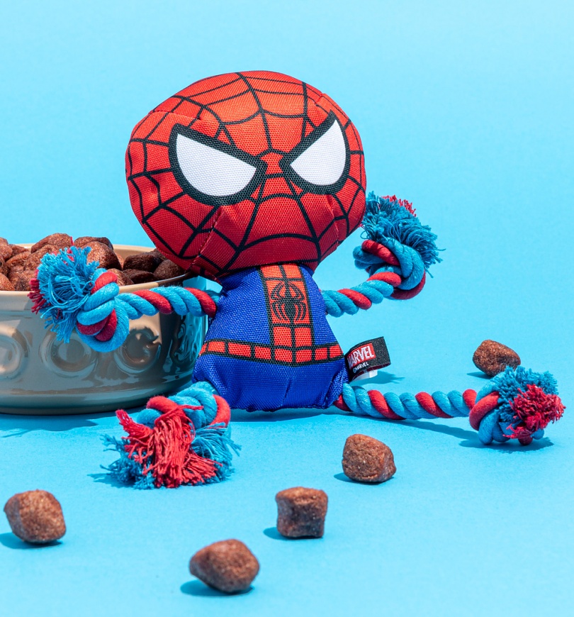 An image of Marvel Comics Spider-Man Rope Toy for Dogs